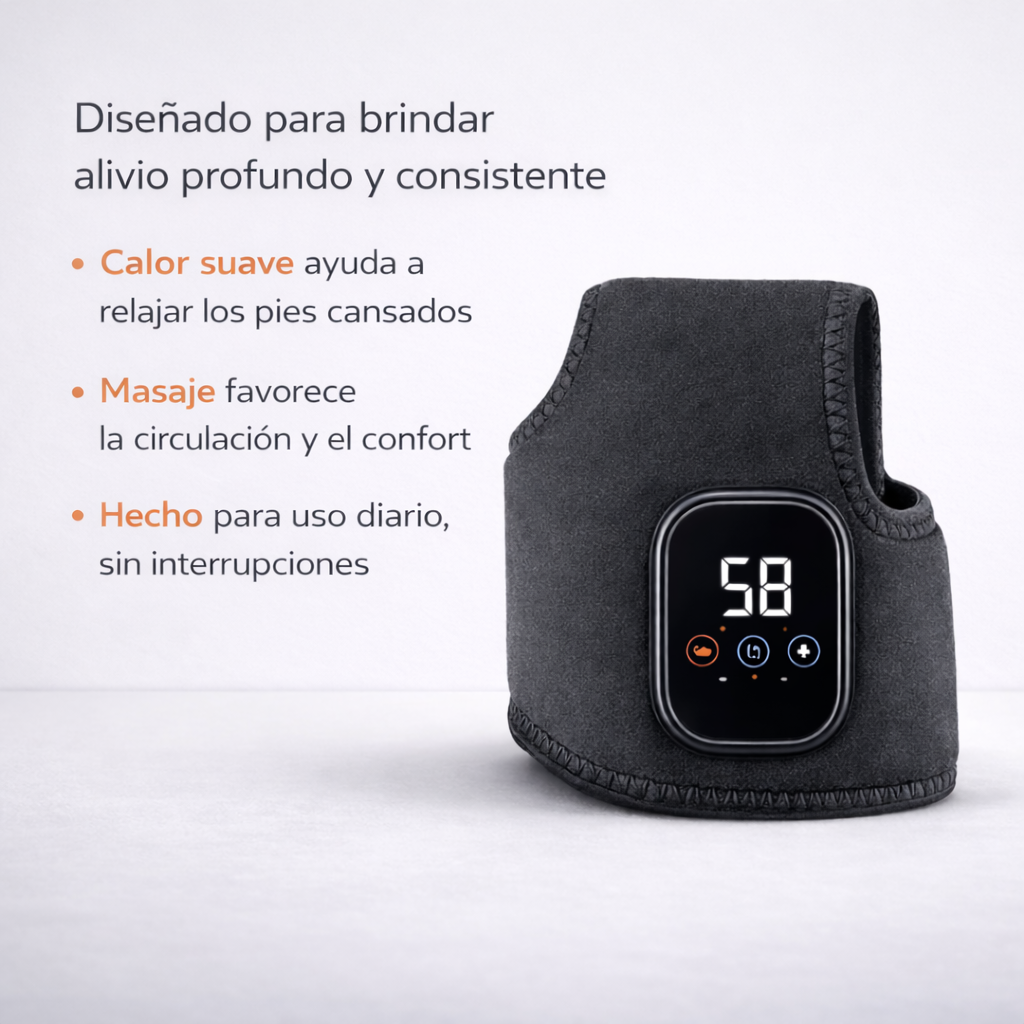 Masajeador de Pies con Vibración y Calor